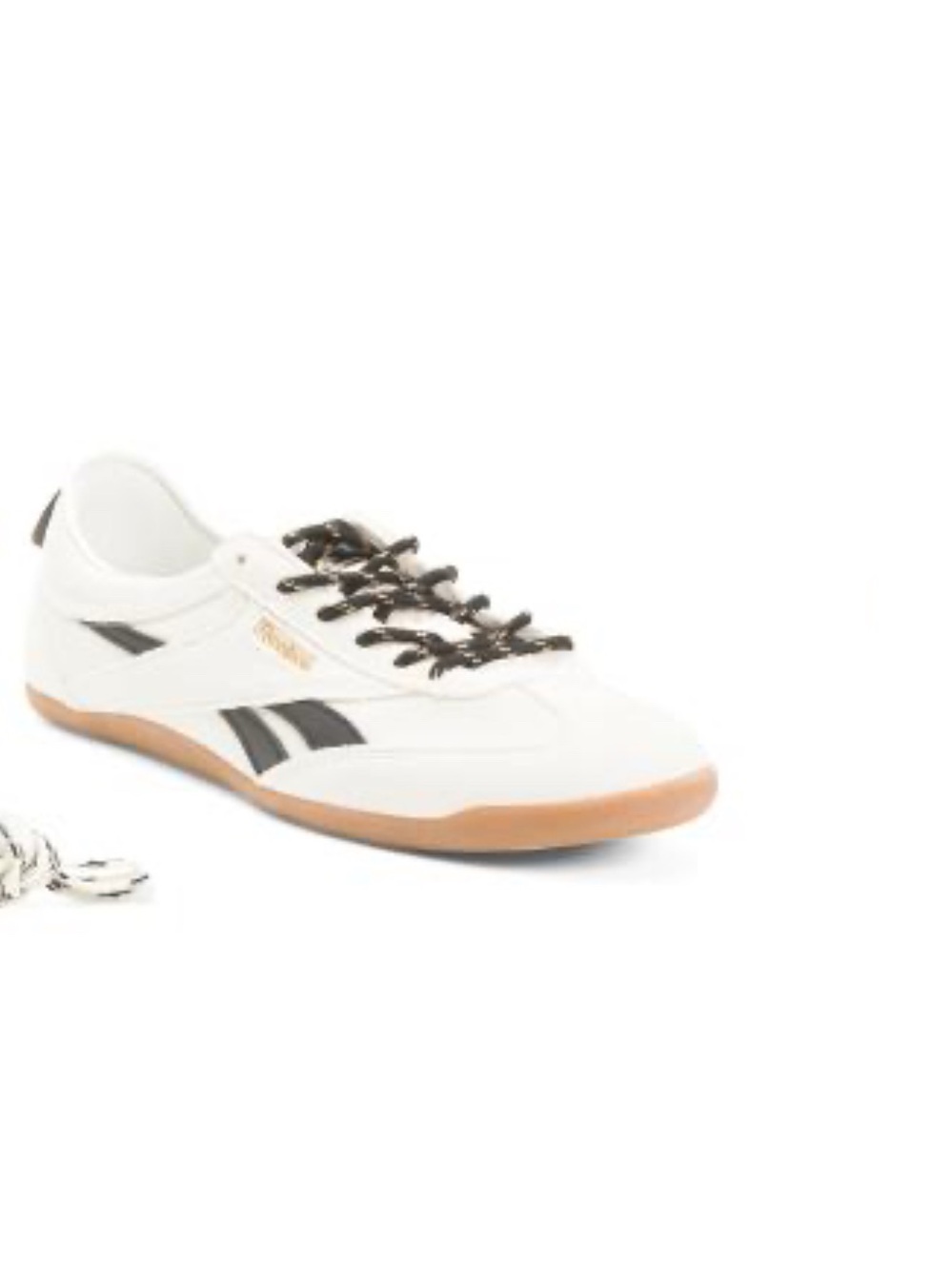 Reebok Stratoflex T Toe Sneakers – White/Black/Gum Sole